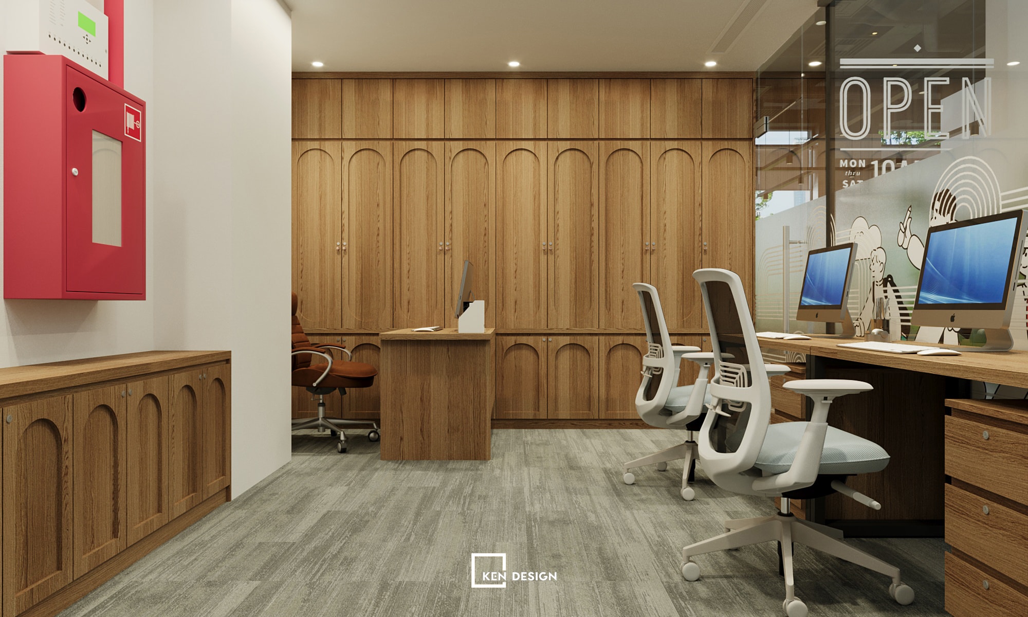 Thiết kế quán cafe coworking